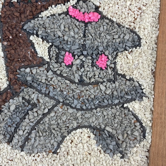 Vintage MCM Gravel Bonsai/agate tree art - Picture 3 of 8